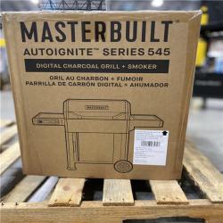 DALLAS LOCATION - Masterbuilt AutoIgnite Series 545 Digital Charcoal Grill and Smoker in Black