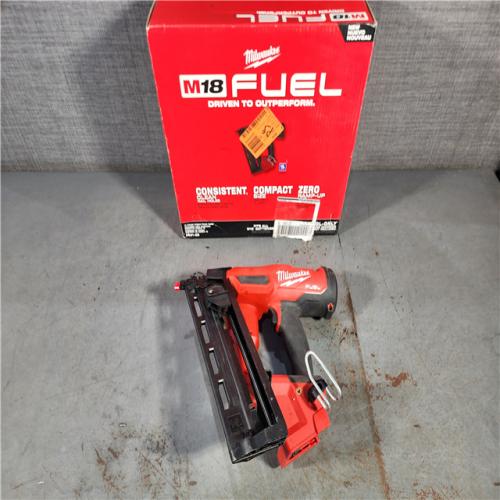 HOUSTON LOCATION - AS-IS Milwaukee 2841-20 18V Cordless Gen II 16 Gauge Angled Finish Nailer (Tool Only)