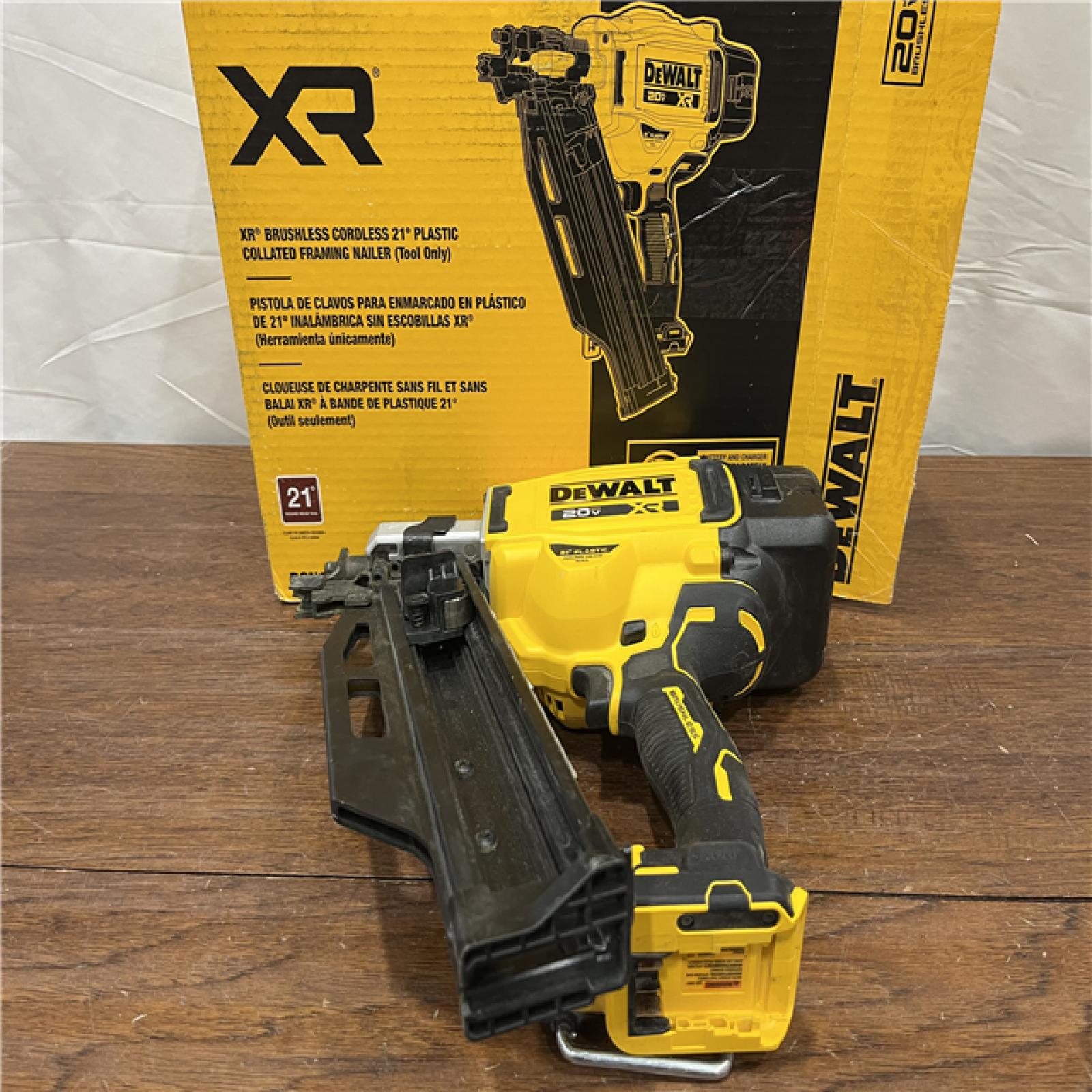 AS-ISDEWALT 20-Volt 21Â° Cordless Framing Nailer (Tool-Only)