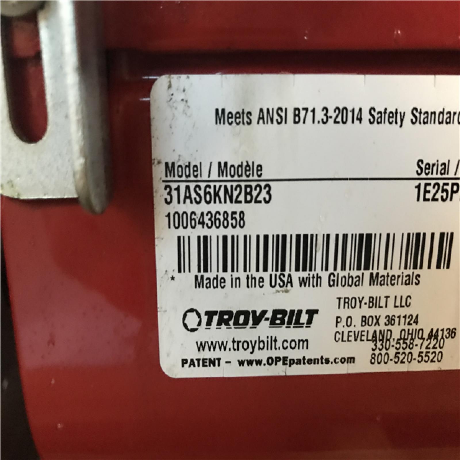 California AS-IS Troy-Bilt Storm 24 in. 208 Cc Two- Stage Gas Snow Blower with Electric Start Self Propelled