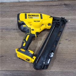 AS-IS DEWALT 20V MAX XR 15 Ga. Cordless 34 Deg Nailer 20 V