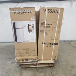 Houston Location - AS-IS Vissani 7.1 cu ft. Stainless Steel Refrigerator (4 Qty.)