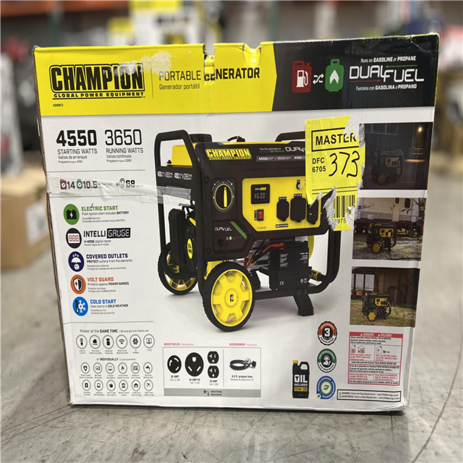 DALLAS LOCATION - Champion Power Equipment 4550/3650-Watt Electric ...