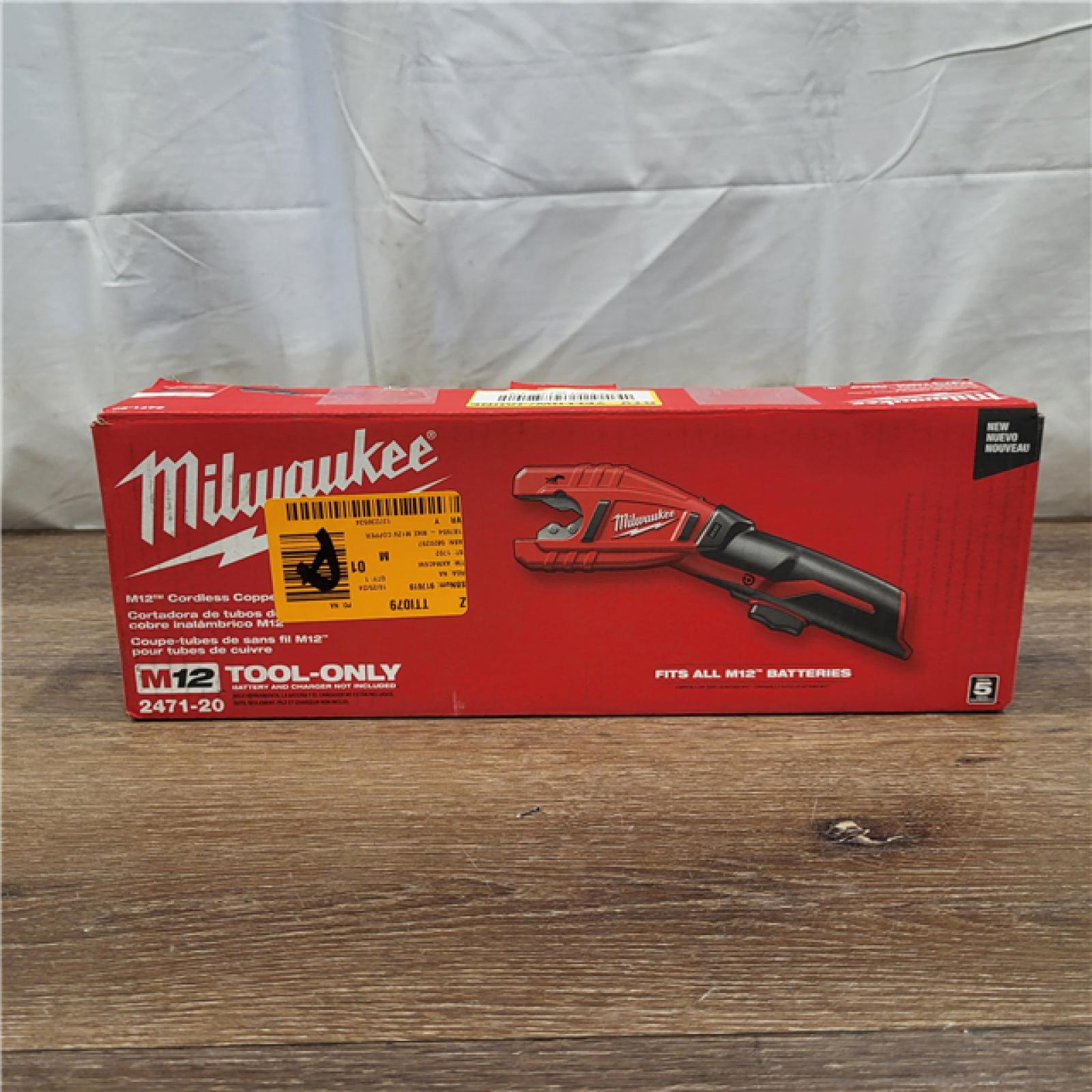 AS-IS M12 12V Lithium-Ion Cordless Copper Tubing Cutter (Tool-Only)