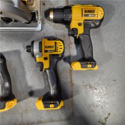 HOUSTON LOCATION - AS-IS (APPEARS LIKE NEW) DEWALT  20V MAX Lithium-Ion Brushless Cordless 5-Tool Combo Kit 4.0