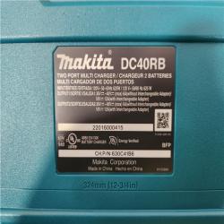 Phoenix Location NEW Makita 40V max XGT Dual Port Rapid Optimum Charger