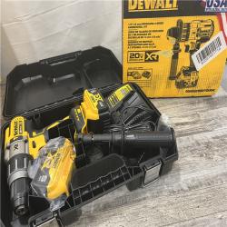 AS-IS Dewalt 20-Volt MAX XR Lithium-Ion Cordless Premium Brushless Hammer Drill with (2) Batteries 5.0Ah, Charger and Hard Case