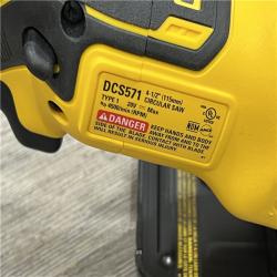 AS-IS DEWALT ATOMIC 20V MAX Cordless Brushless 4-1/2 in. Circular Saw (Tool Only)