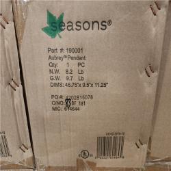 Phoenix Location NEW Seasons Light Fixture 5 Bulbs Aubrey Pendant Pallet (16 Boxes)