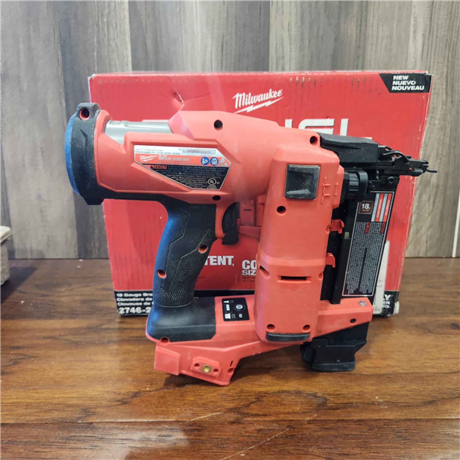 AS-IS Milwaukee M18 FUEL 18 Gauge Brad Nailer