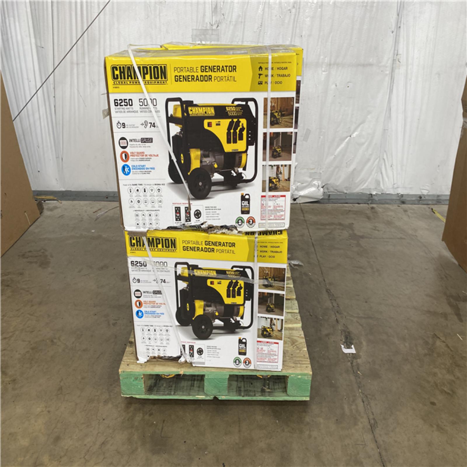 Houston Location AS IS - Champion Generator 6250 Watts