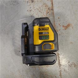 HOUSTON LOCATION - AS-IS DEWALT 20V Green Cross Line Laser Level (Tool-Only)