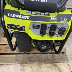 Houston Location - AS-IS Ryobi Easy Start 6,500 Running Watts 8,125 Starting Watts Generator