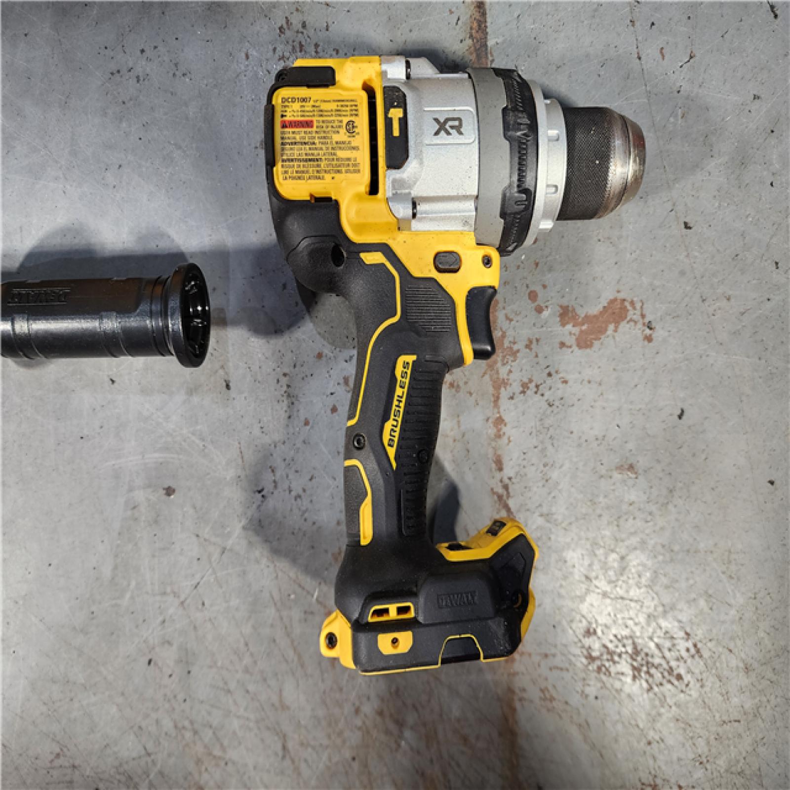 HOUSTON LOCATION - AS-IS DEWALT 20V XR Lithium-Ion Cordless Hammer Drill Kit with 8.0 Ah Battery, Charger (NO KIT BAG)