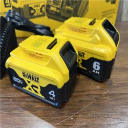 AS-IS DEWALT 20V MAX Lithium-Ion 6.0Ah and 4.0Ah Battery and Charger Starter Kit