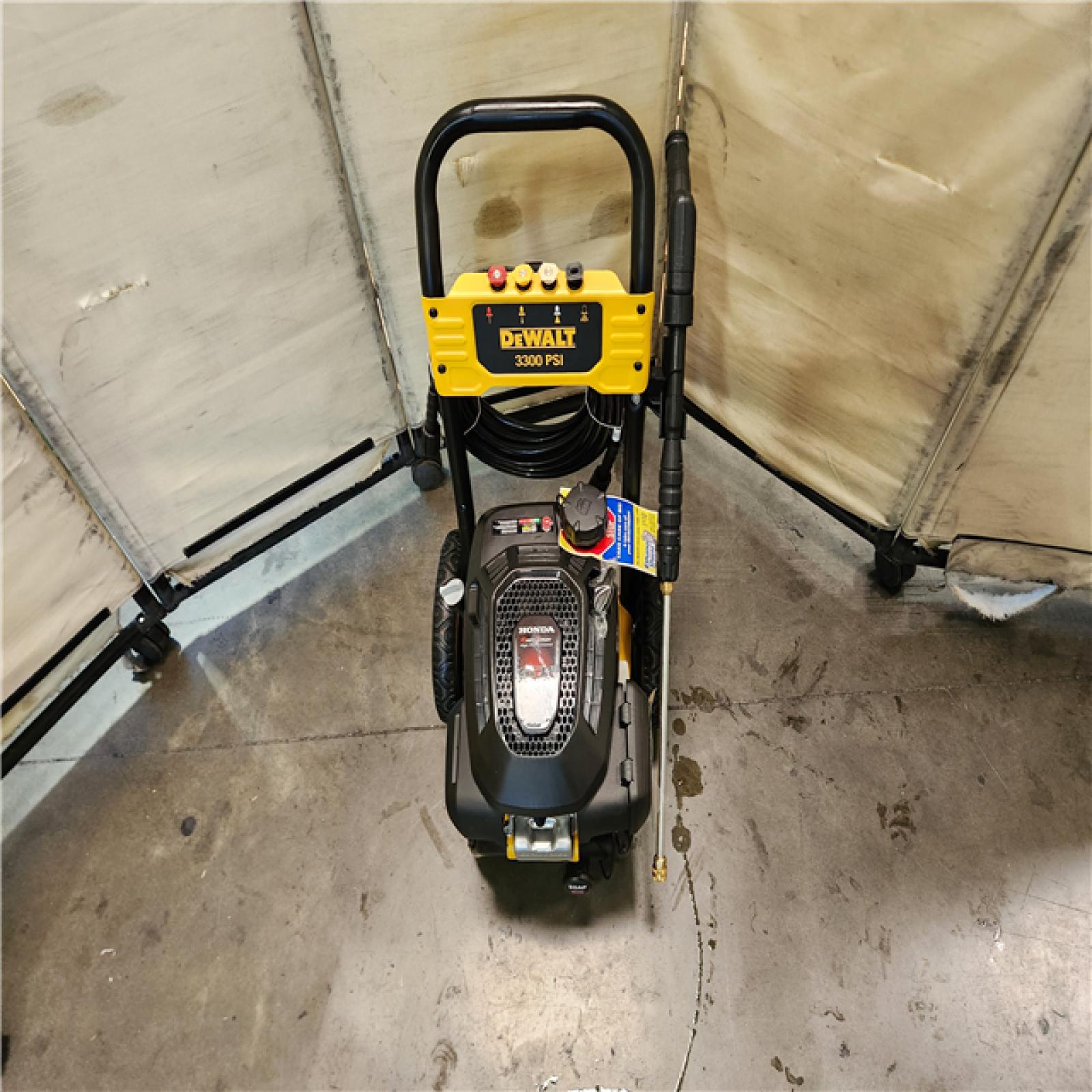 California AS-IS DEWALT 3300 PSI 2.4 GPM Gas Cold Water Pressure Washer with HONDA GCV200 Engine