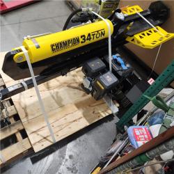 Dallas Location - As-Is Champion Power Equipment 34 Ton 338 cc Gas Powered Hydraulic Wood Log Splitter