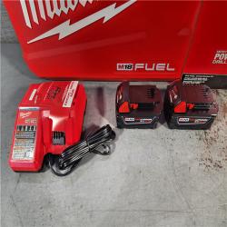 HOUSTON LOCATION - AS-IS (APPEARS LIKE NEW) Milwaukee M18 FUEL 18V Lithium-Ion Brushless Cordless Hammer Drill and Impact Driver Combo Kit (2-Tool) with 2 Batteries