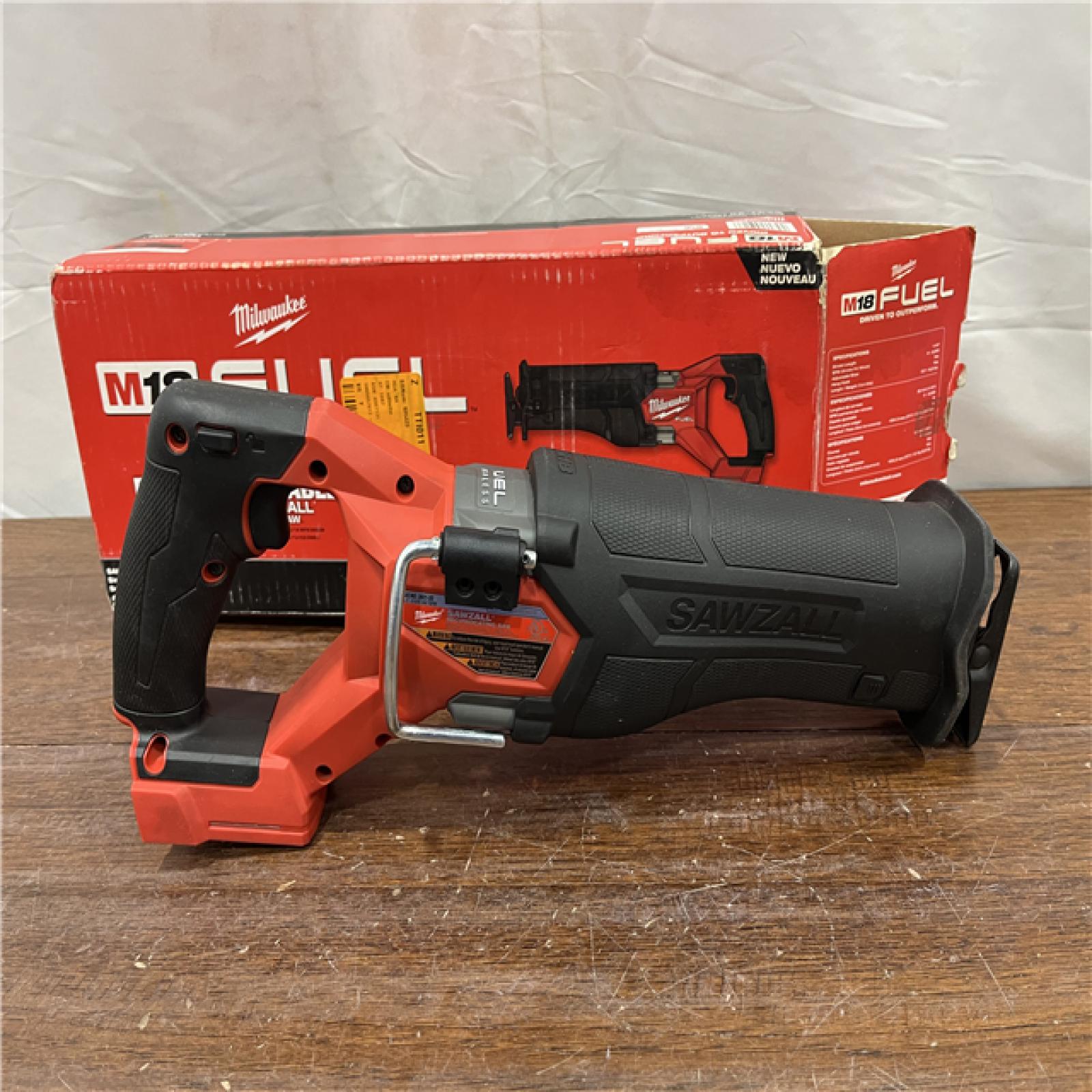 AS-ISMilwaukee M18 Fuel Sawzall Brushless Cordless Reciprocating Saw - No Charger, No Battery, Bare Tool Only