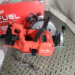 HOUSTON LOCATION - AS-IS (APPEARS LIKE NEW) Milwaukee 2830-20 Rear Handle Circular Saw M18 FUEL 7-1/4  Cordless Brushless (Tool Only)