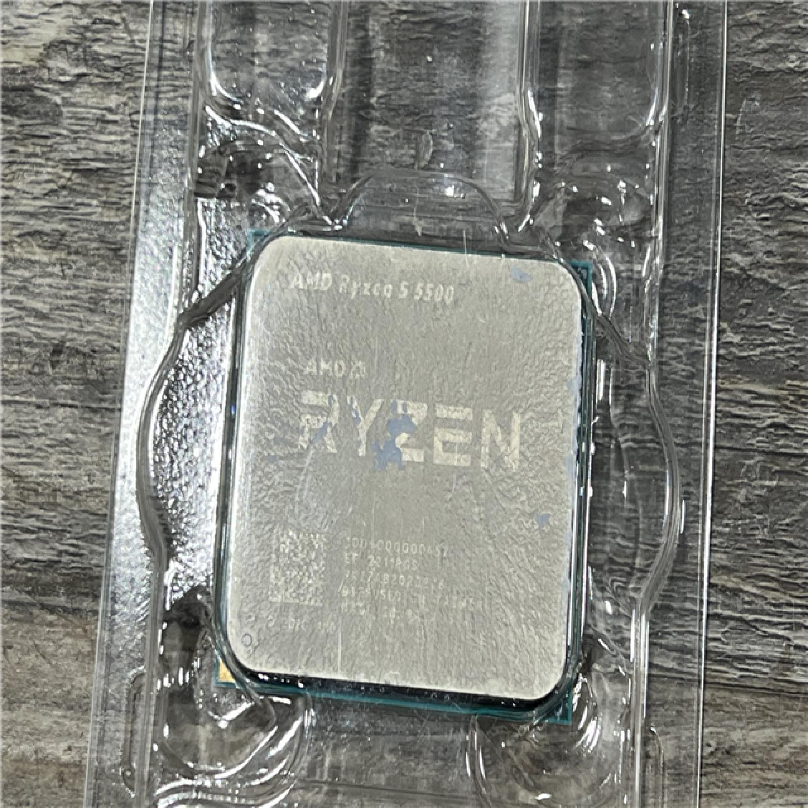 AS-IS AMD Ryzen 5 4500 3.6Ghz 6-Core AM4 Processor with Wraith Stealth Cooler