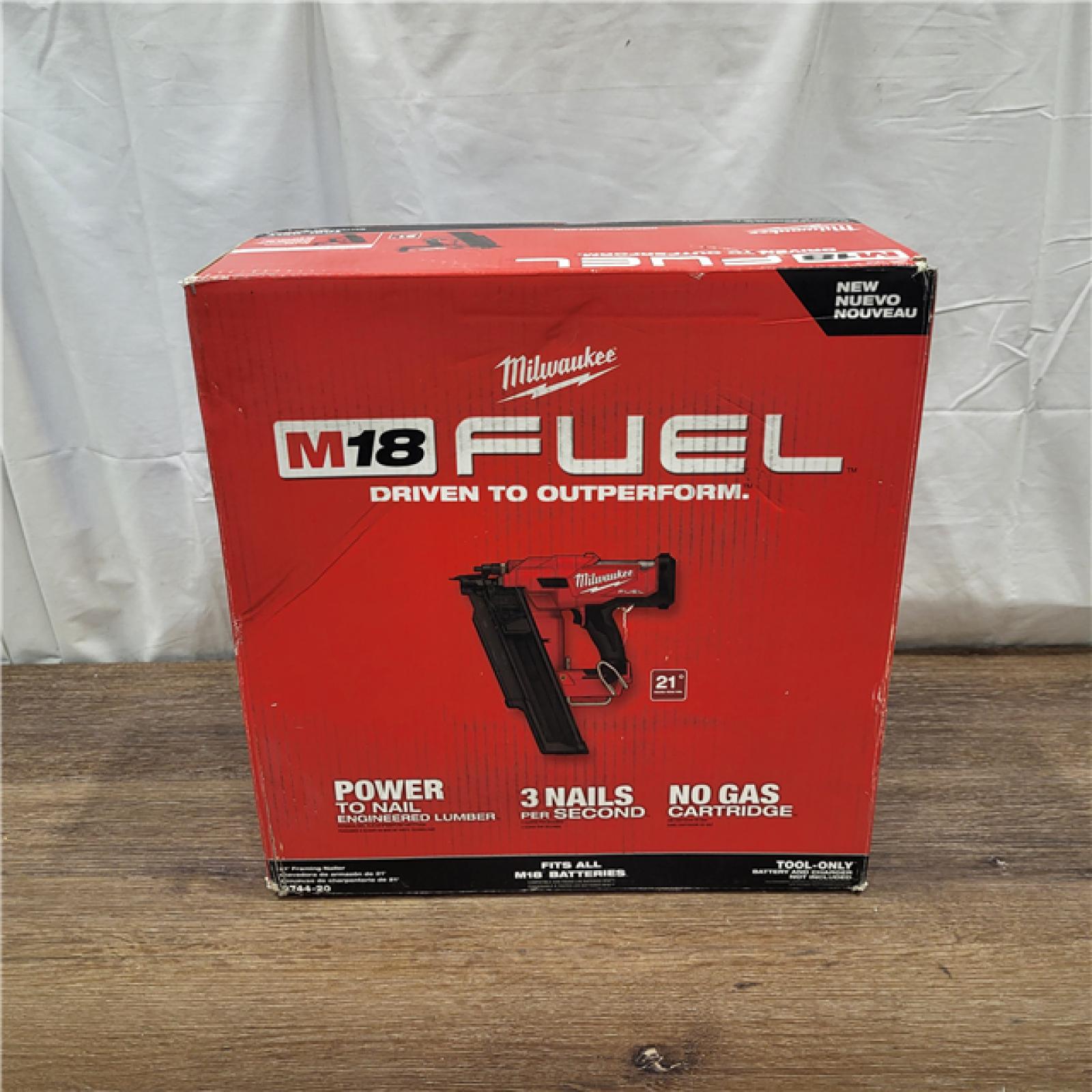 AS-IS Milwaukee 2744-20 M18 FUEL 21-Degree Cordless Framing Nailer (Tool Only)