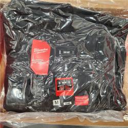 AS-IS Milwaukee M12 Cordless Black Heated AXIS Jacket Kit (Medium)