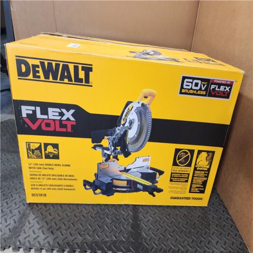 HOUSTON LOCATION - AS-IS (APPEARS LIKE NEW) DEWALT 60V Lithium-Ion 12 in. Cordless Sliding Miter Saw (Tool Only)