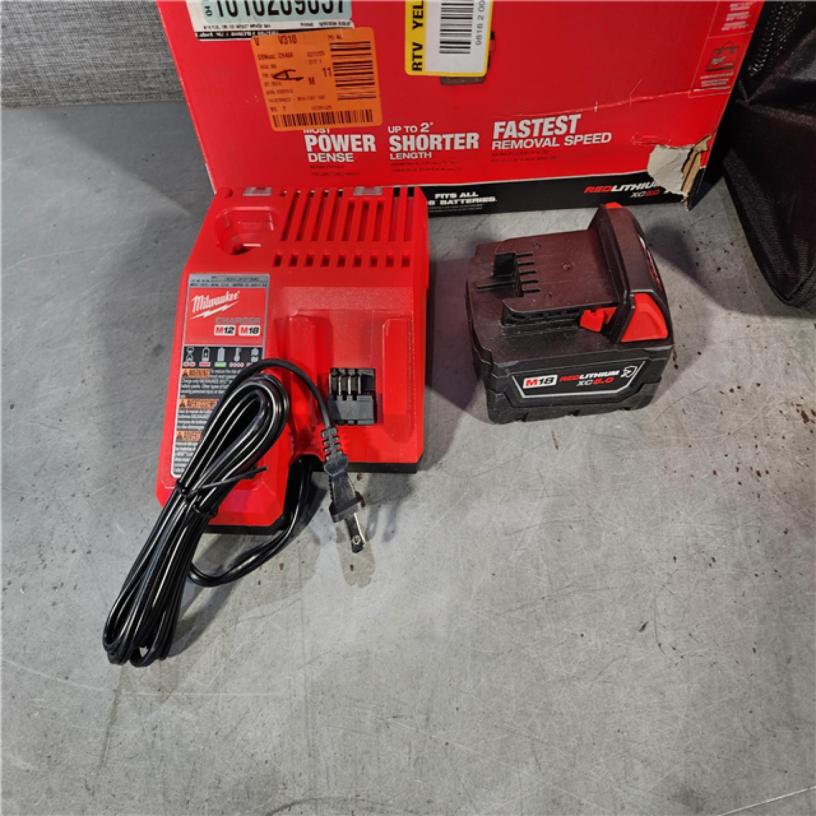 HOUSTON LOCATION - AS-IS Milwaukee M18 1/2 in. Cordless Brushless High Torque Impact Wrench Kit (Battery & Charger)