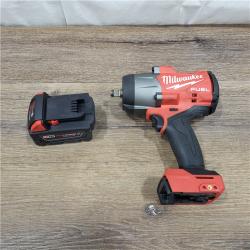 AS-IS Milwaukee M18 1/2 in. Cordless Brushless High Torque Impact Wrench Kit (Battery & Charger)