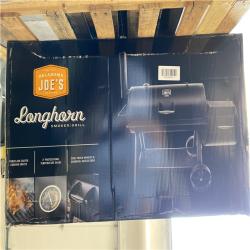 DALLAS LOCATION - OKLAHOMA JOE'S Longhorn Offset Smoker in Black with 1,060 sq. in. Cooking Space