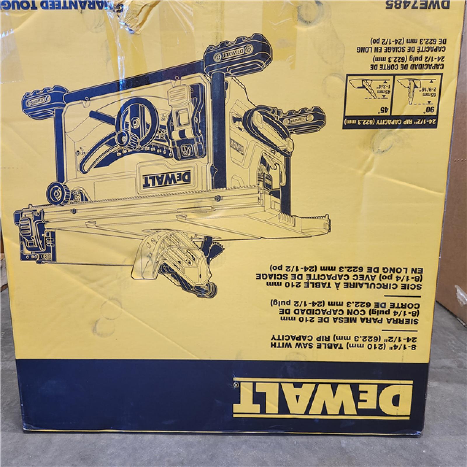 AS-IS 15 Amp Corded 8-1/4 in. Compact Portable Jobsite Tablesaw (Stand Not Included)