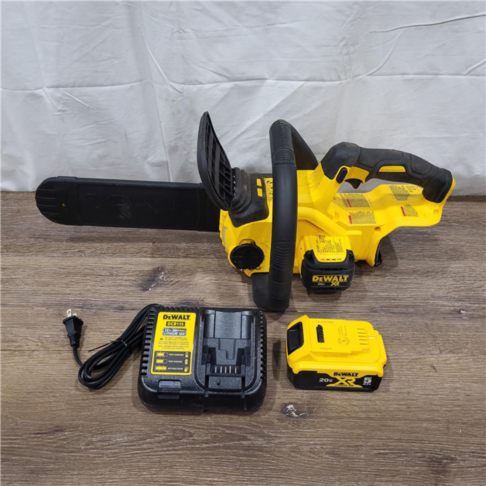 AS-IS DEWALT 20V MAX Brushless Cordless 12in. Chainsaw Kit