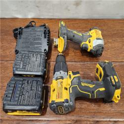 AS-IS DEWALT 20V MAX Lithium-Ion Brushless Cordless (2-Tool) Combo Kit