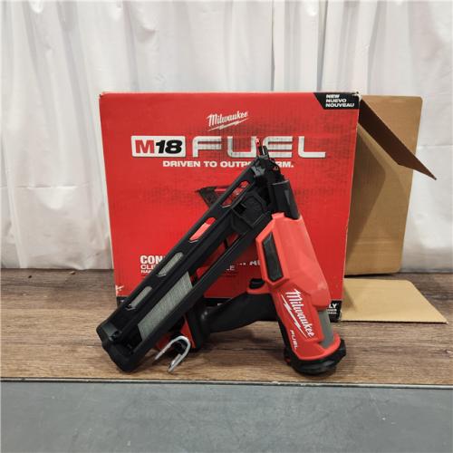 AS IS Milwaukee 2839-20 M18 FUEL 15 Ga. 18 Volt Brushless Angled Finish Nailer