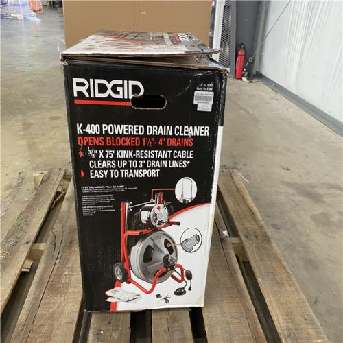 Houston Location - AS-IS Ridgid K-400 Drain Snake