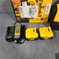 HOUSTON LOCATION - AS-IS DEWALT 20V MAX XR Hammer Drill and ATOMIC Impact Driver 2 Tool Cordless Combo Kit with (2) 4.0Ah Batteries, Charger, and Bag