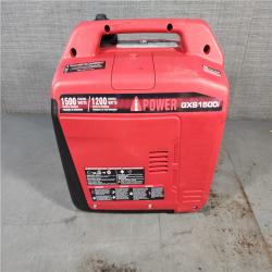 HOUSTON LOCATION - AS-IS 1500-Watt Recoil Start Gasoline Powered Ultra-Light Inverter Generator with 60cc OHV Engine and CO Sensor Shutdown