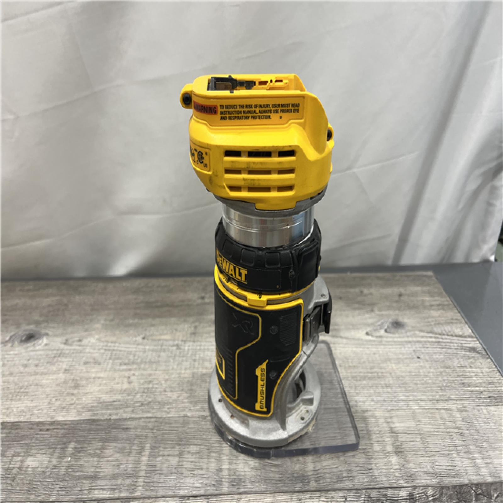 AS-IS Dewalt 20V MAX XR Brushless Cordless Compact Router (Tool Only)