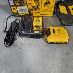 HOUSTON LOCATION - AS-IS DEWALT ATOMIC 20V MAX Lithium Ion Cordless 23 Gauge Pin Nailer Kit with 3.0Ah Battery and Charger