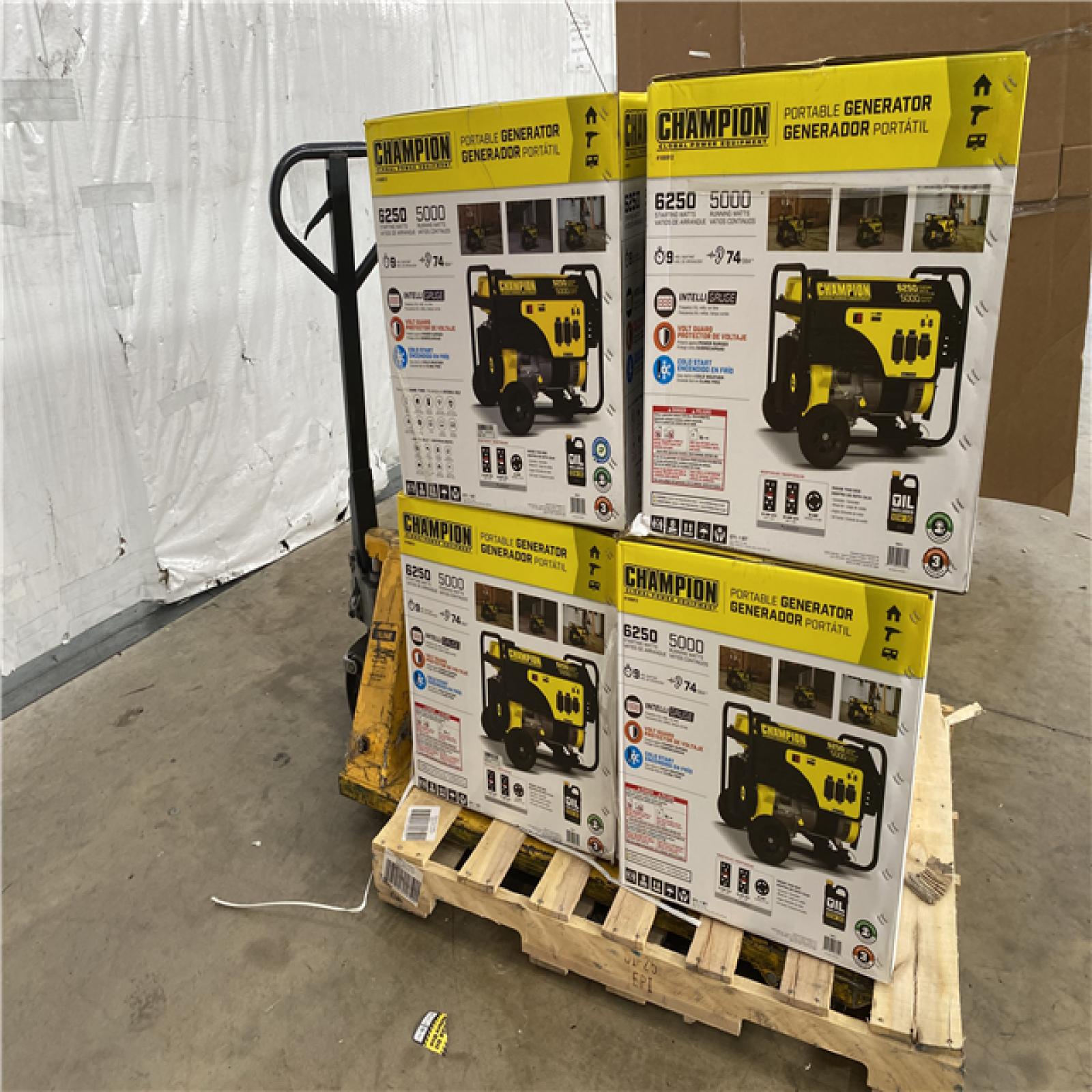 Houston Location AS IS - Champion Generator 6250 Watts