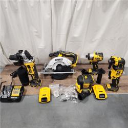 AS IS Dewalt 20-Volt MAX ToughSystem Lithium-Ion 6-Tool Cordless Combo Kit