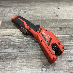 AS-IS MILWAUKEE M12 12V Lithium-Ion Cordless Copper Tubing Cutter (Tool-Only)