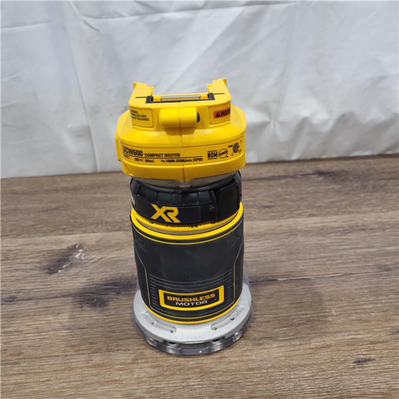 AS-IS Dewalt 20V MAX XR Brushless Cordless Compact Router (Tool Only)