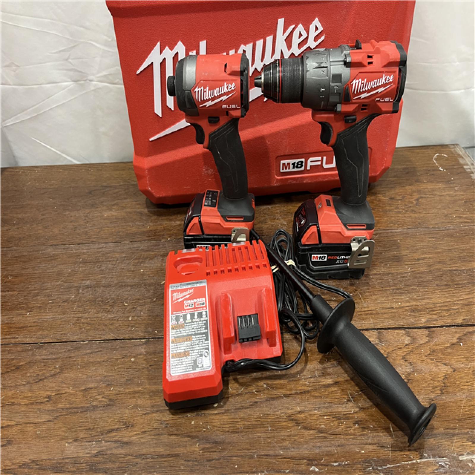 AS-ISM18 FUEL 18V Lithium-Ion Brushless Cordless Hammer Drill and Impact Driver Combo Kit (2-Tool) with 2 Batteries