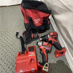 Houston location AS-IS MILWAUKEE 2 TOOL COMBO KIT