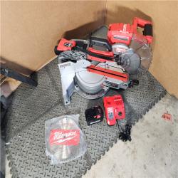 HOUSTON LOCATION - AS-IS (APPEARS LIKE NEW) M18 FUEL 18V 10 in. Lithium-Ion Brushless Cordless Dual Bevel Sliding Compound Miter Saw Kit with One 8.0 Ah Battery