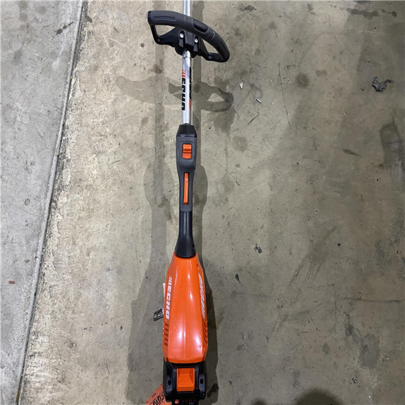 Houston location AS-IS Echo EFORCE 56V 16 in. Brushless Cordless Battery String Trimmer with 2.5Ah Battery  - DSRM-2100C1 ONLY BATTERY