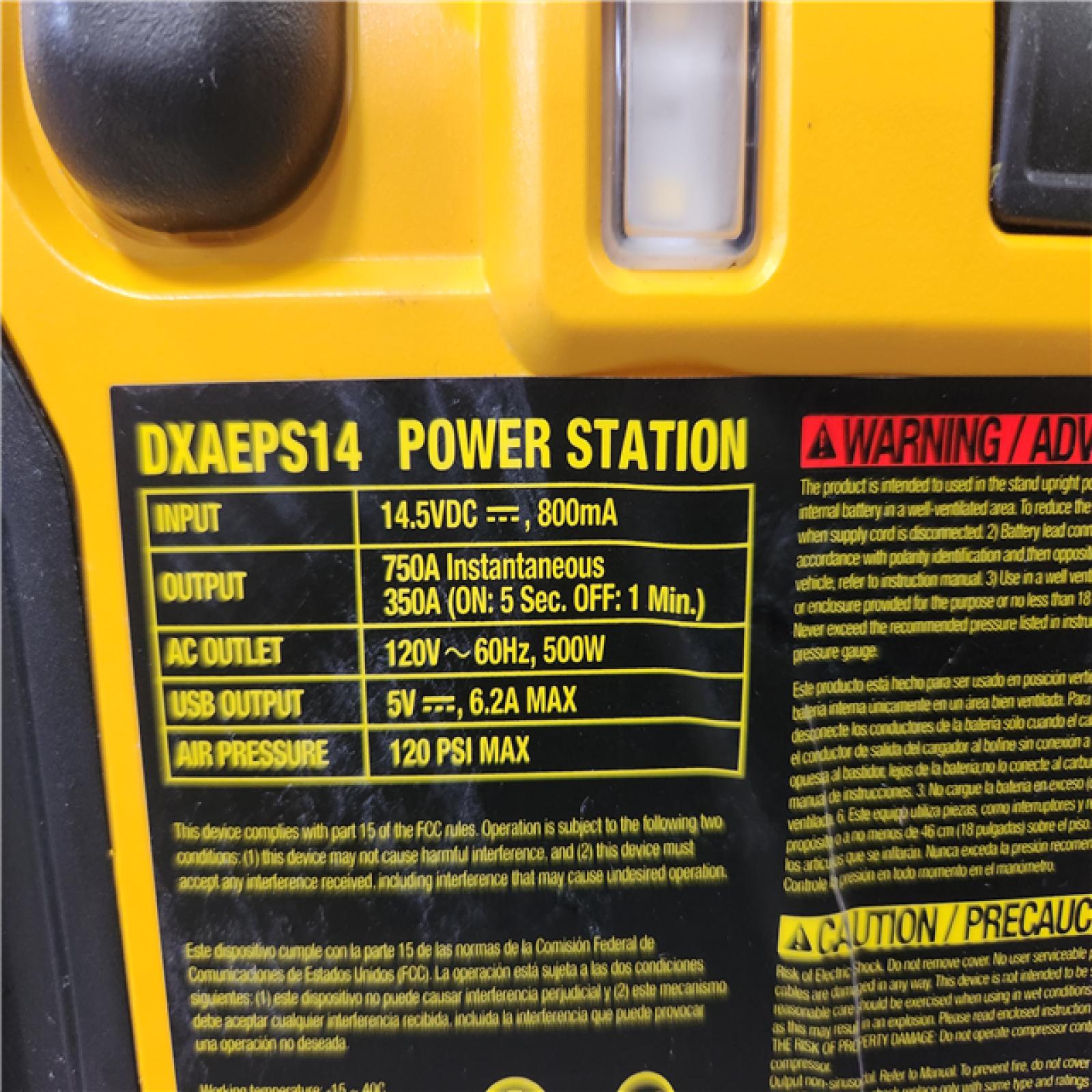 Phoenix Location DEWALT Portable Power 2000 Peak Amp Jump Starter w/Digital Compressor