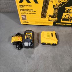 HOUSTON LOCATION - AS-IS DEWALT 20V MAX XR 18 Gauge Brad Nailer Kit